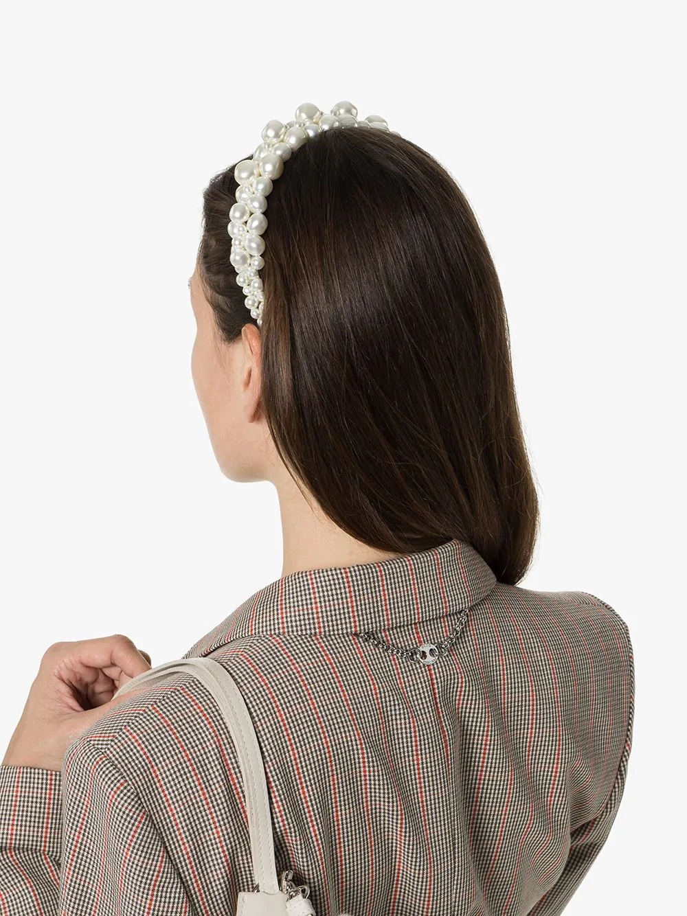 pearl-embellished headband - 2