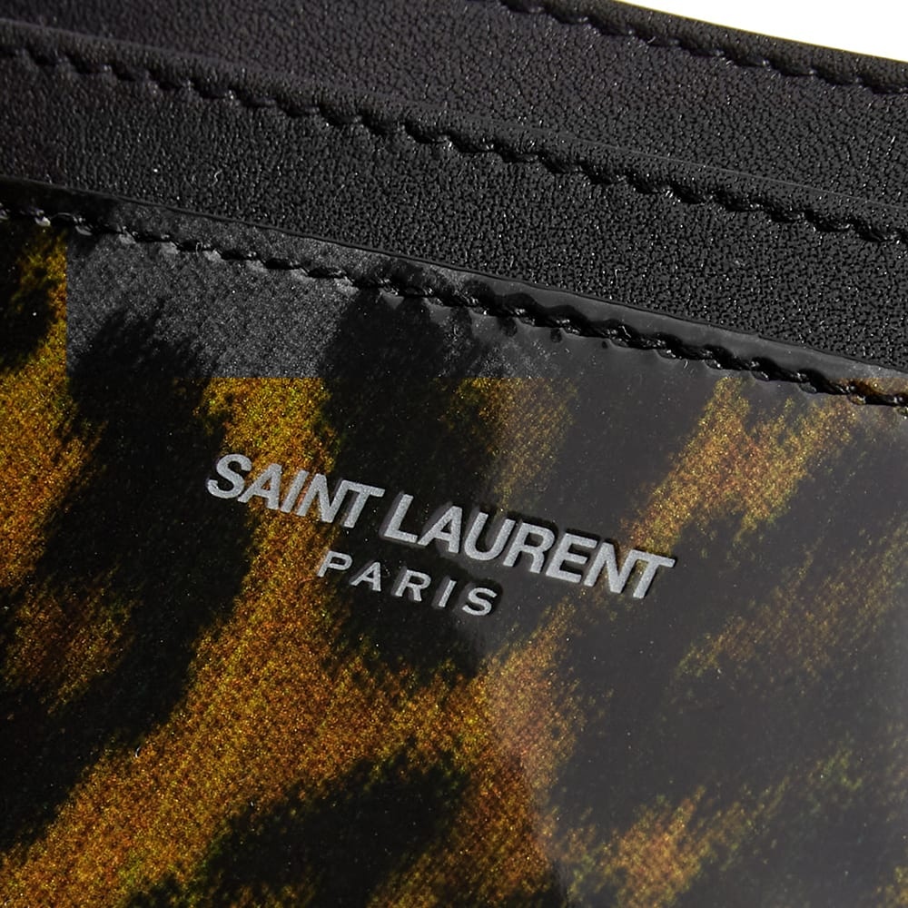 Saint Laurent Leopard Credit Card Holder - 3