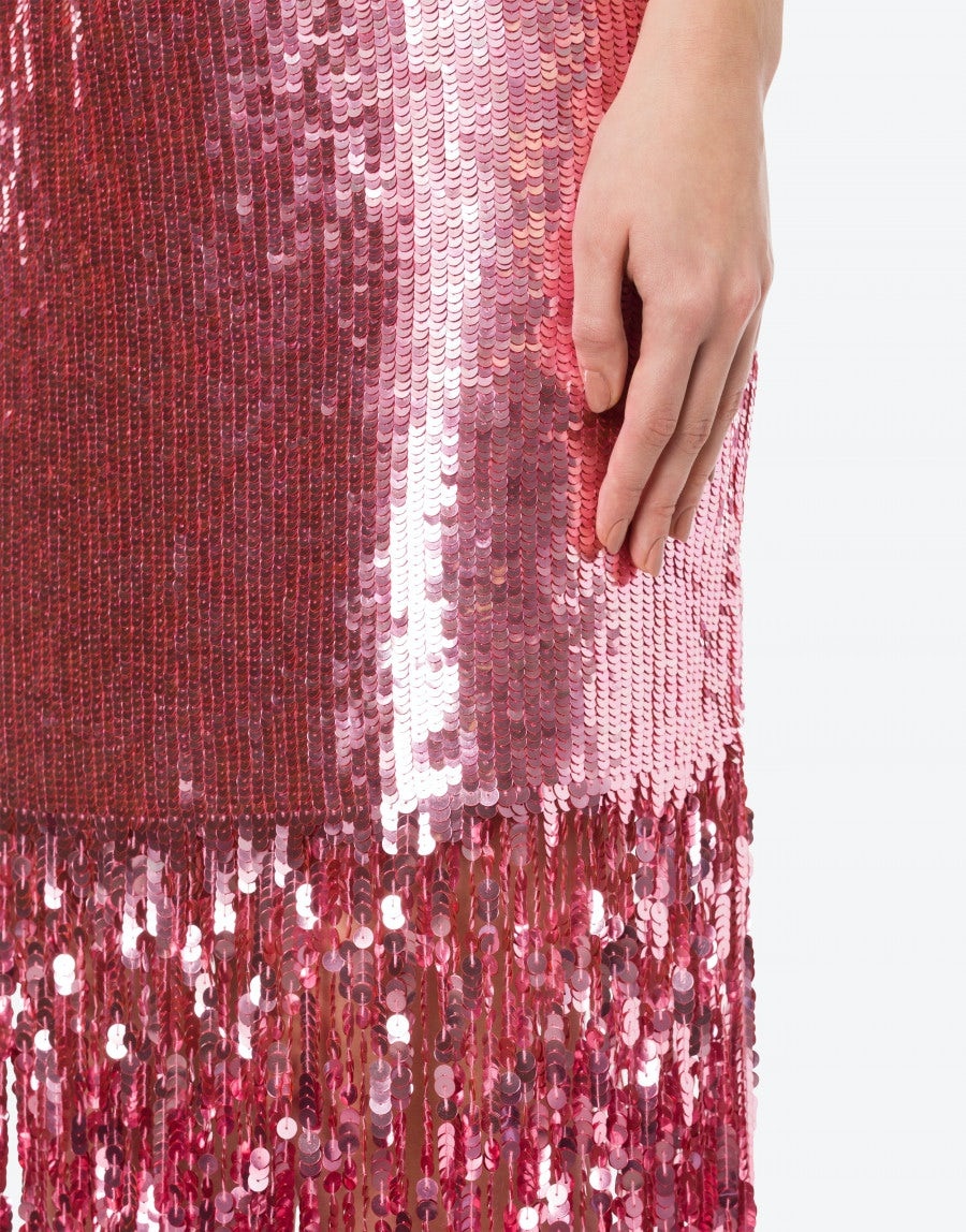 SEQUIN SKIRT WITH FRINGES - 4
