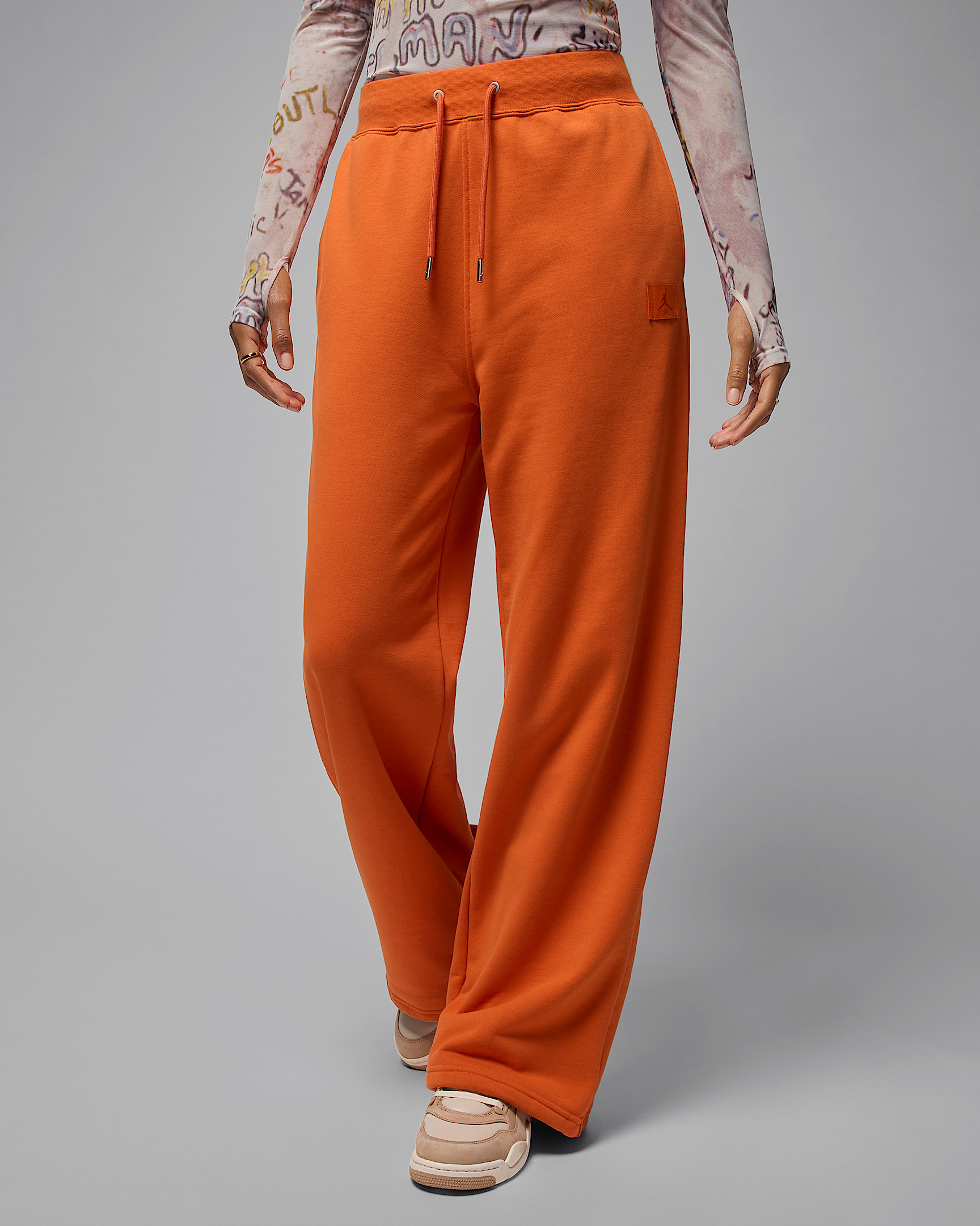 Jordan Flight Fleece Women's French Terry Open-Hem Pants - 1