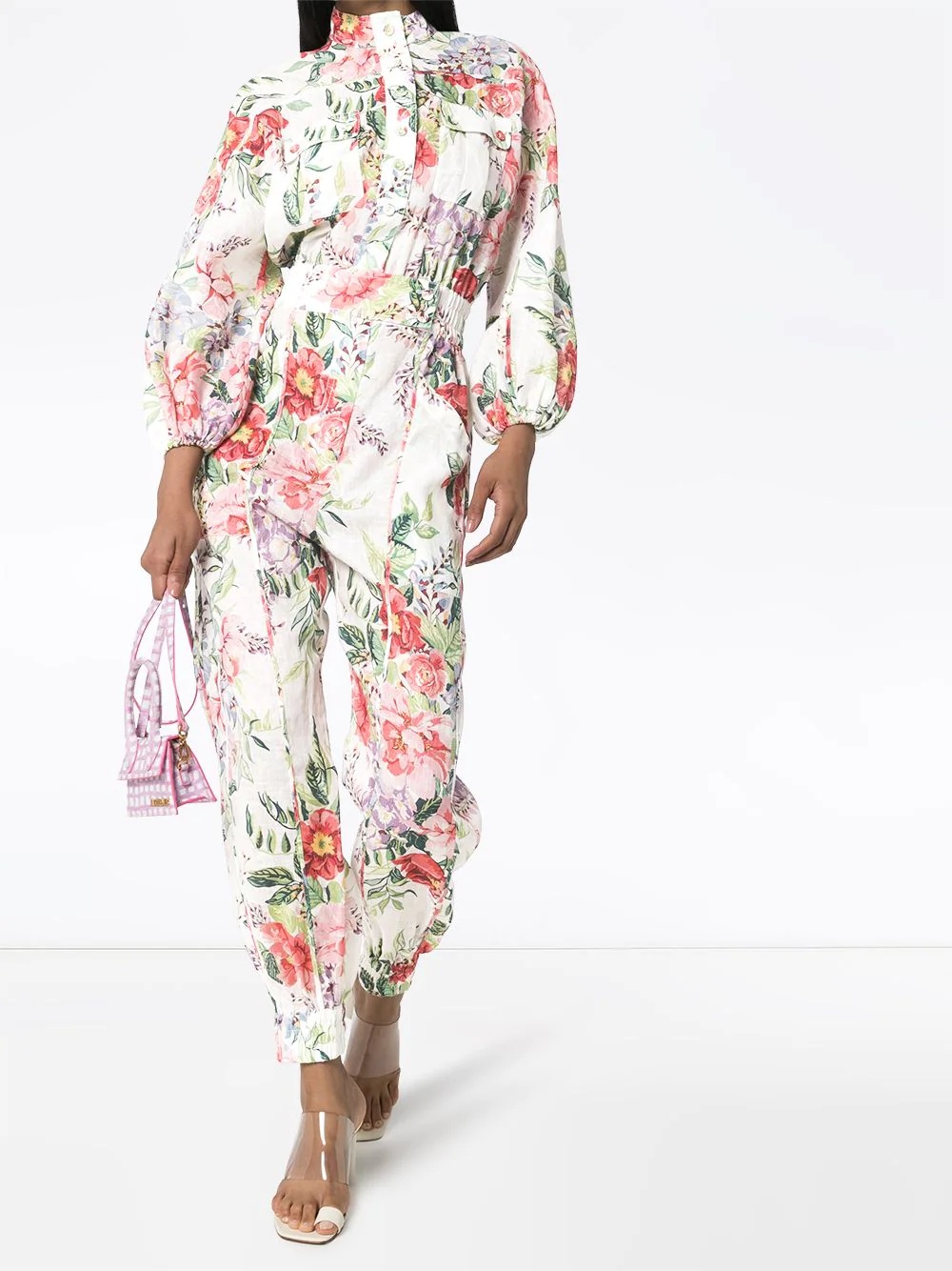 Bellitude floral-print jumpsuit - 2