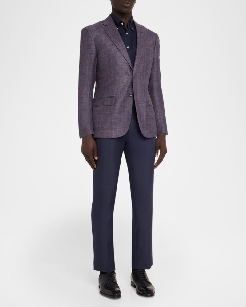 EMPORIO ARMANI Men's Melange Wool-Blend G Line Sport Coat outlook