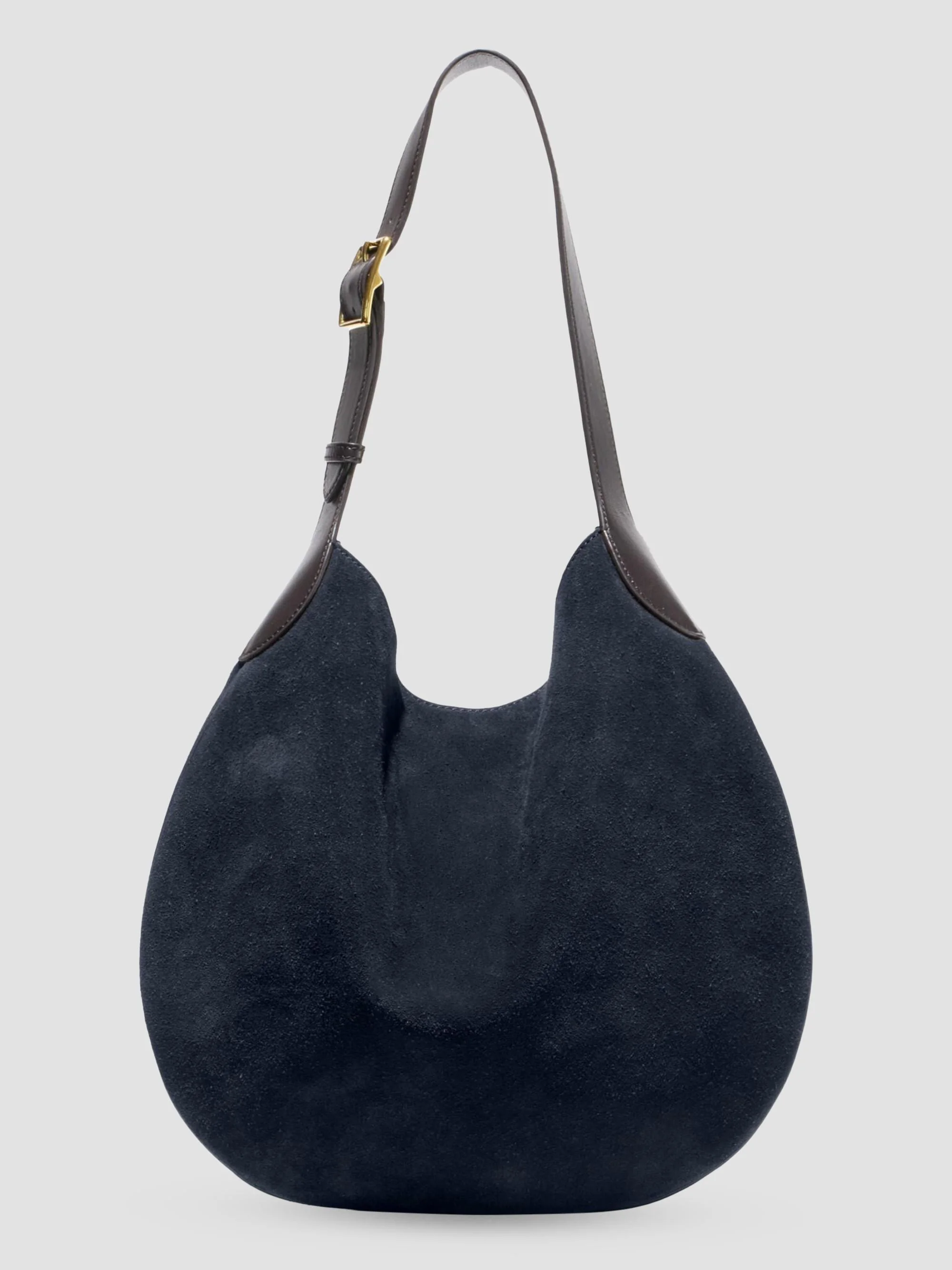Women's Jagger Suede Shoulder Bag - Midnight - 1