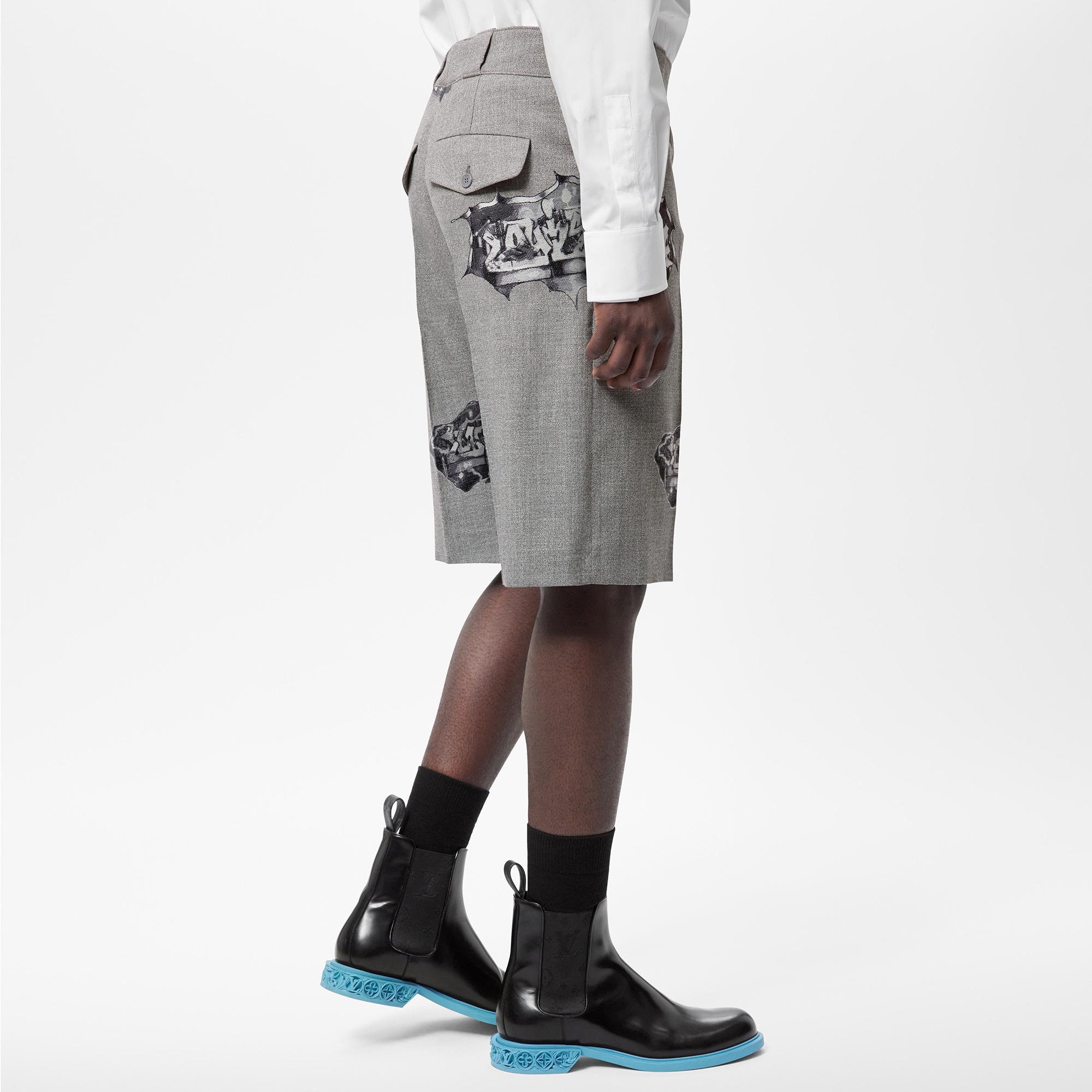 LV Graffiti Tailored Shorts - 4