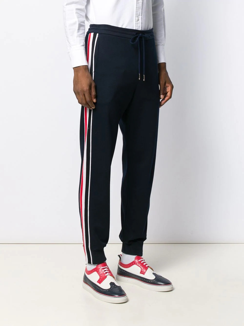 interlock RWB stripe track pants - 3