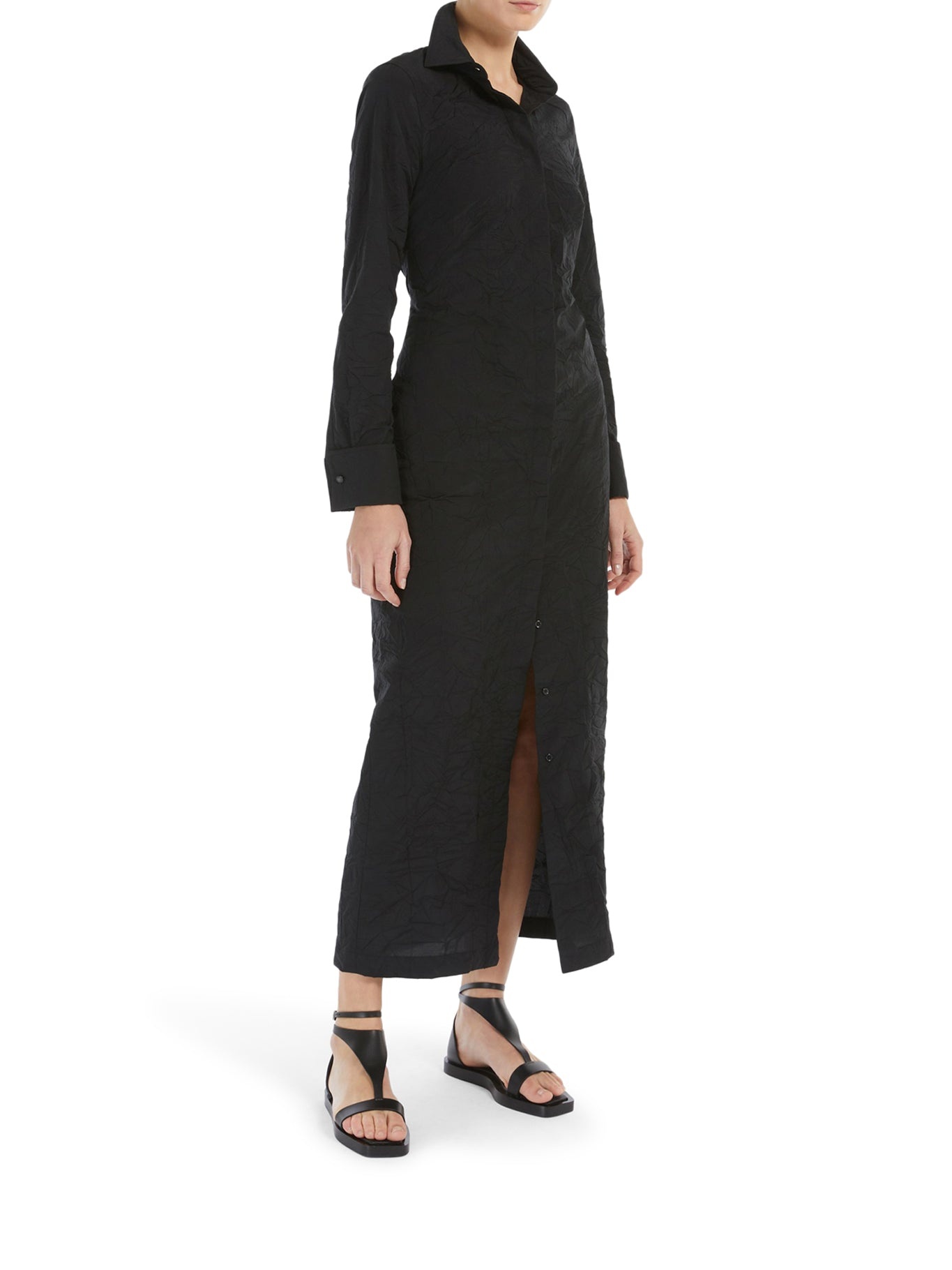COTTON CANVAS CHEMISIER DRESS - 2