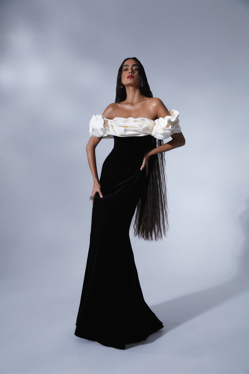 RACHEL GILBERT VIRGO GOWN outlook