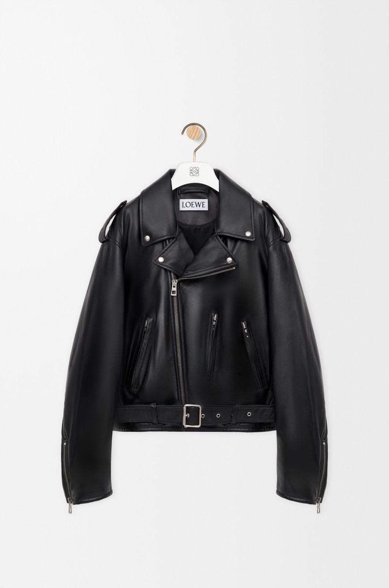 Biker jacket in nappa lambskin 1