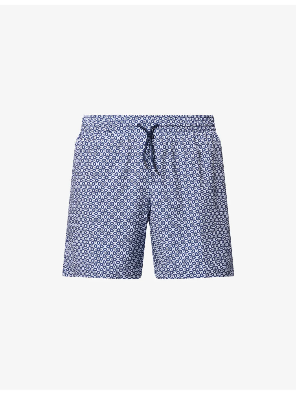 London Geo Cross Printed Swim Shorts - 1