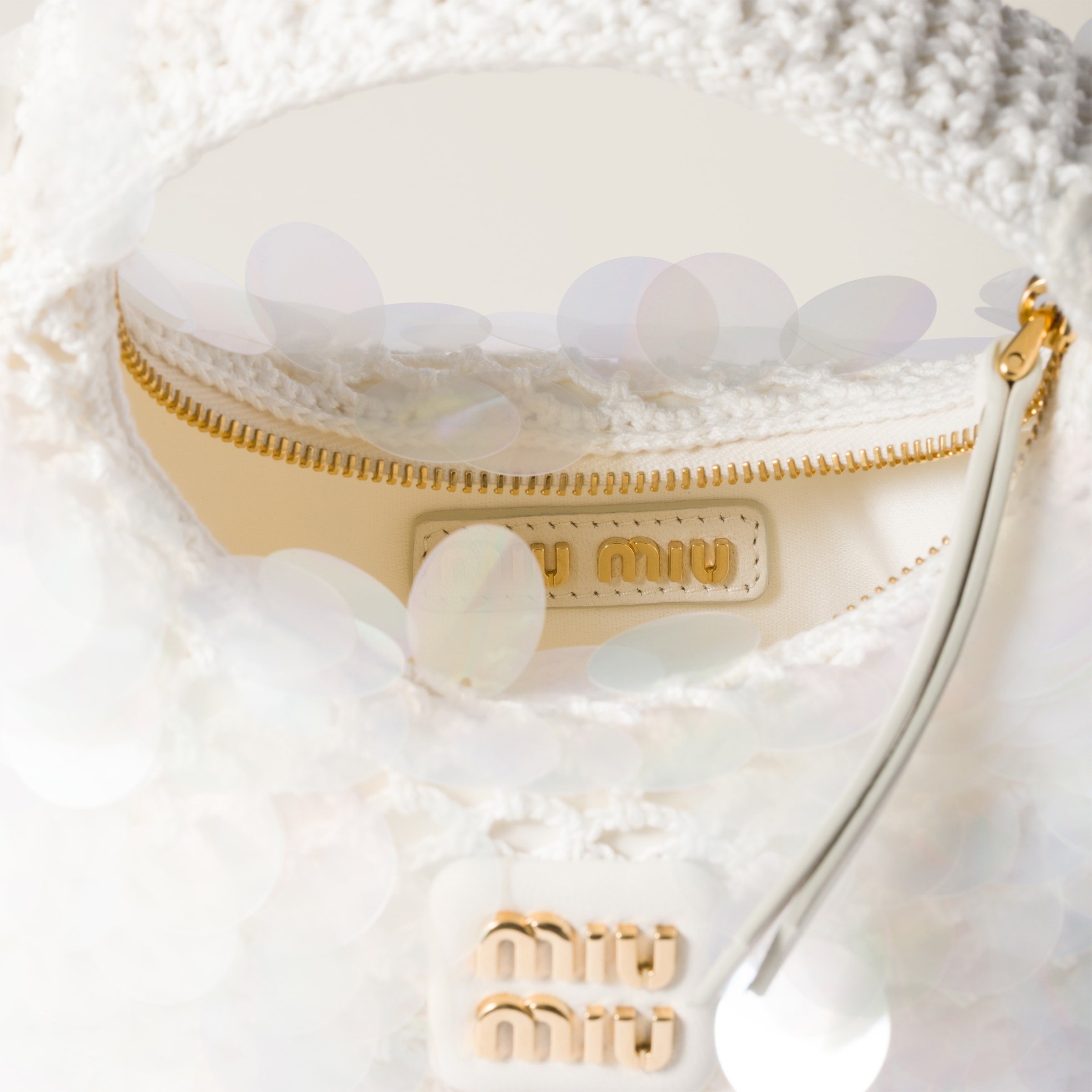 Wander sequined crochet mini-bag - 4