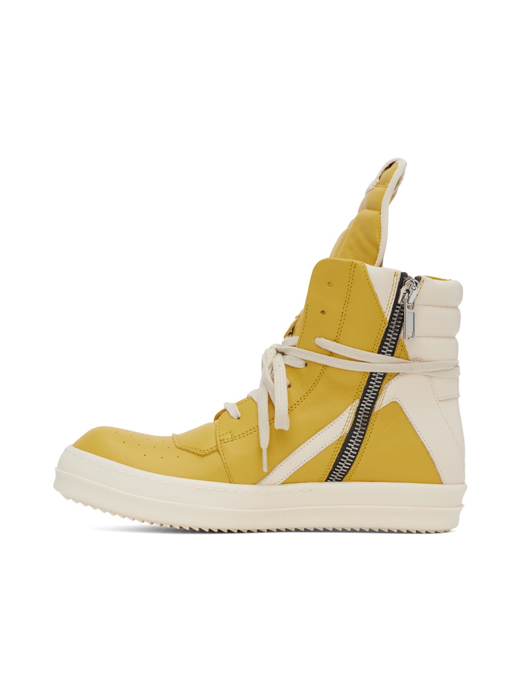 Yellow & White Porterville Geobasket Sneakers - 3