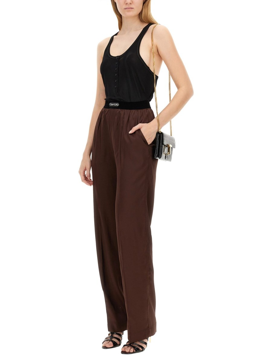 SILK SATIN PANTS - 2