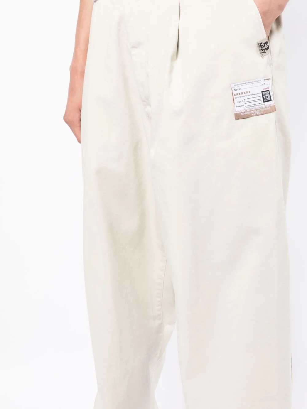 asymmetric loose-fit trousers - 5