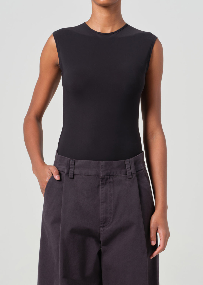 AGOLDE AURA BODYSUIT IN BLACK outlook