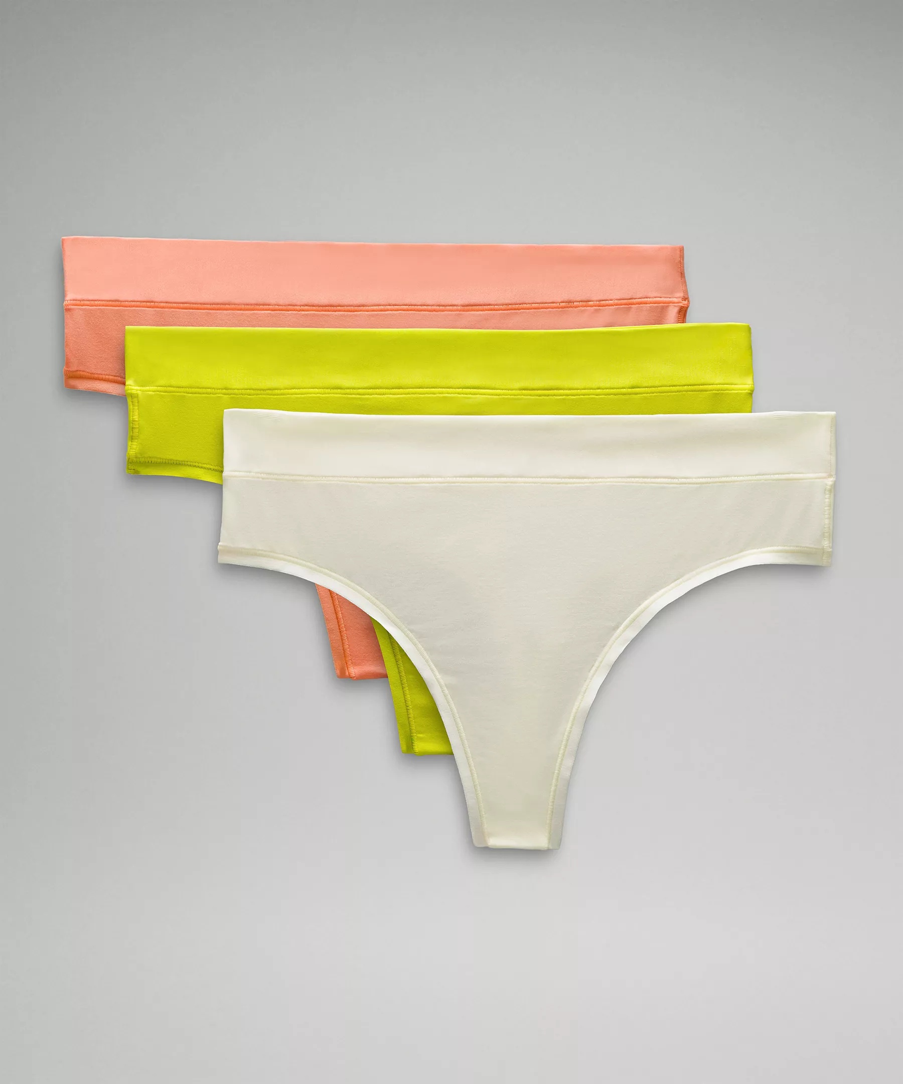 UnderEase High-Rise Thong Underwear *3 Pack - 1