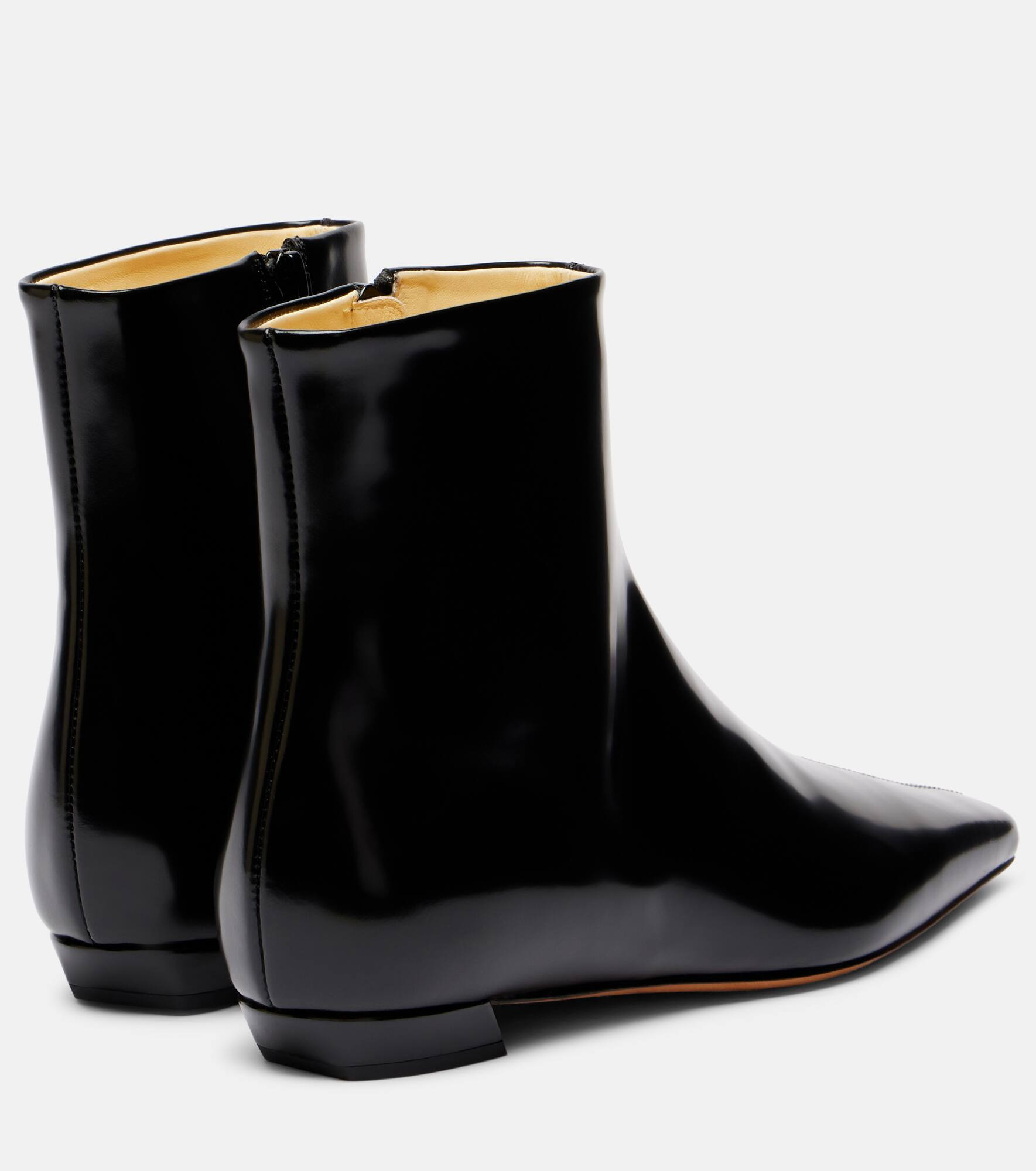 Patent leather ankle boots - 2