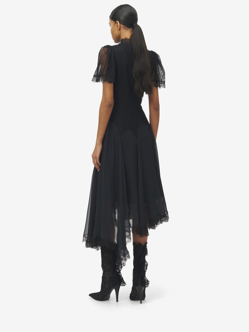 Floral Lace Evening Dress 4