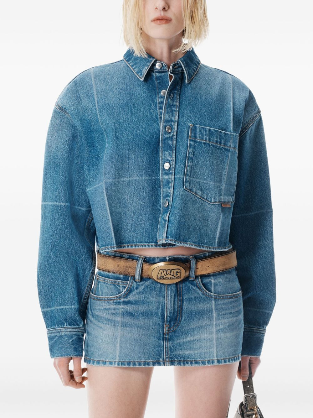 faded-fold-line shirt - 4