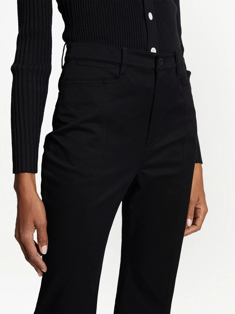 cropped flared trousers 5