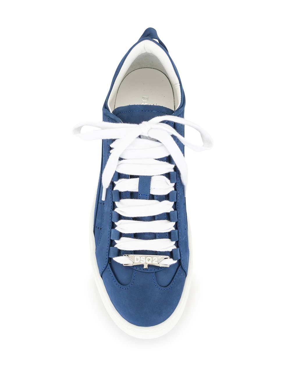 logo lace-up low-top sneakers - 4