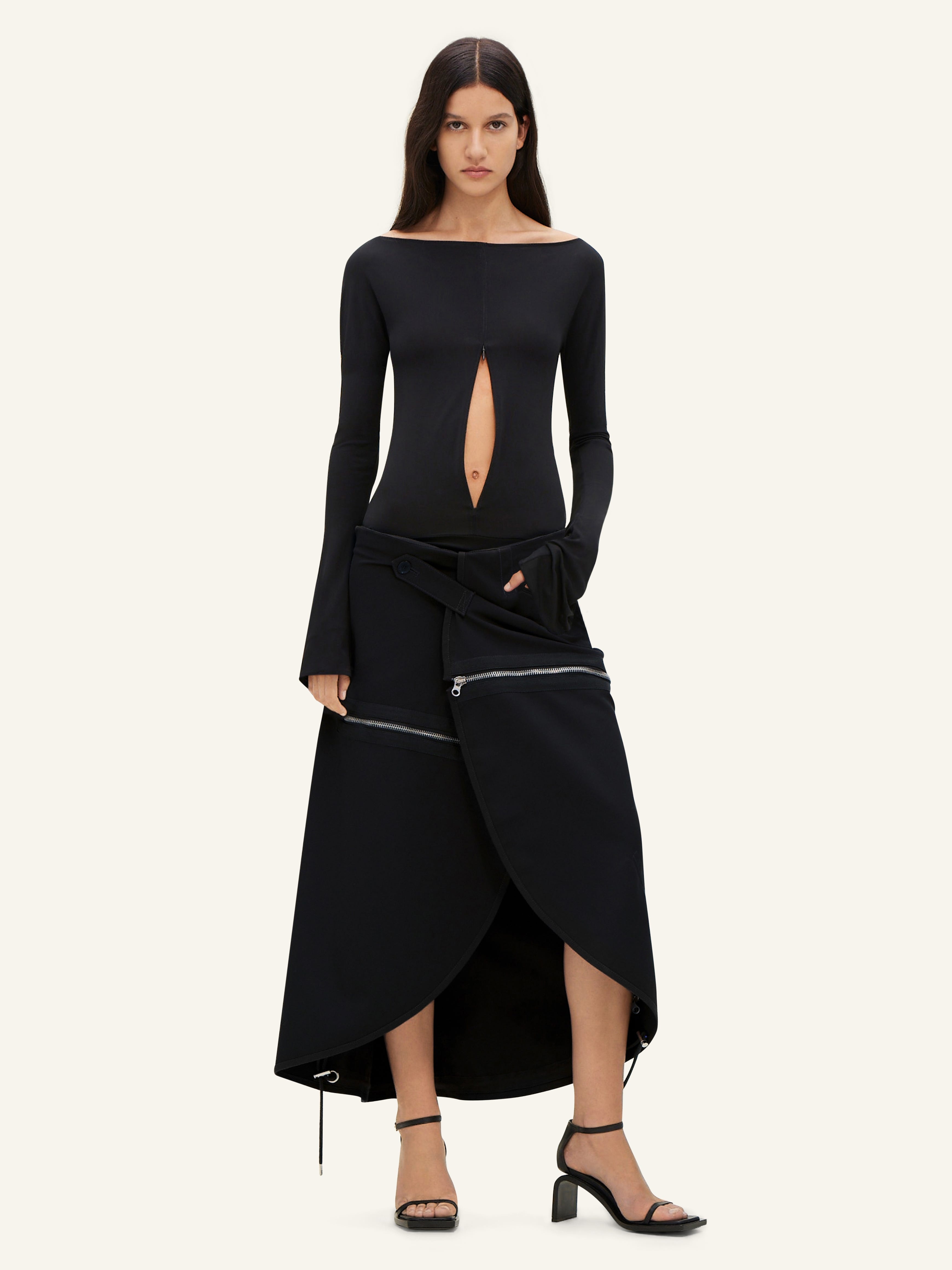 MODULAR COTTON LONG SKIRT - 3