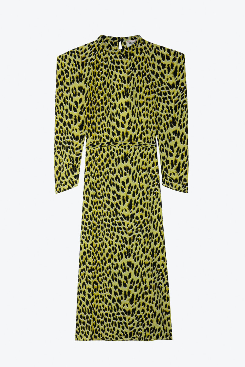 Racyl Leopard Silk Dress 1