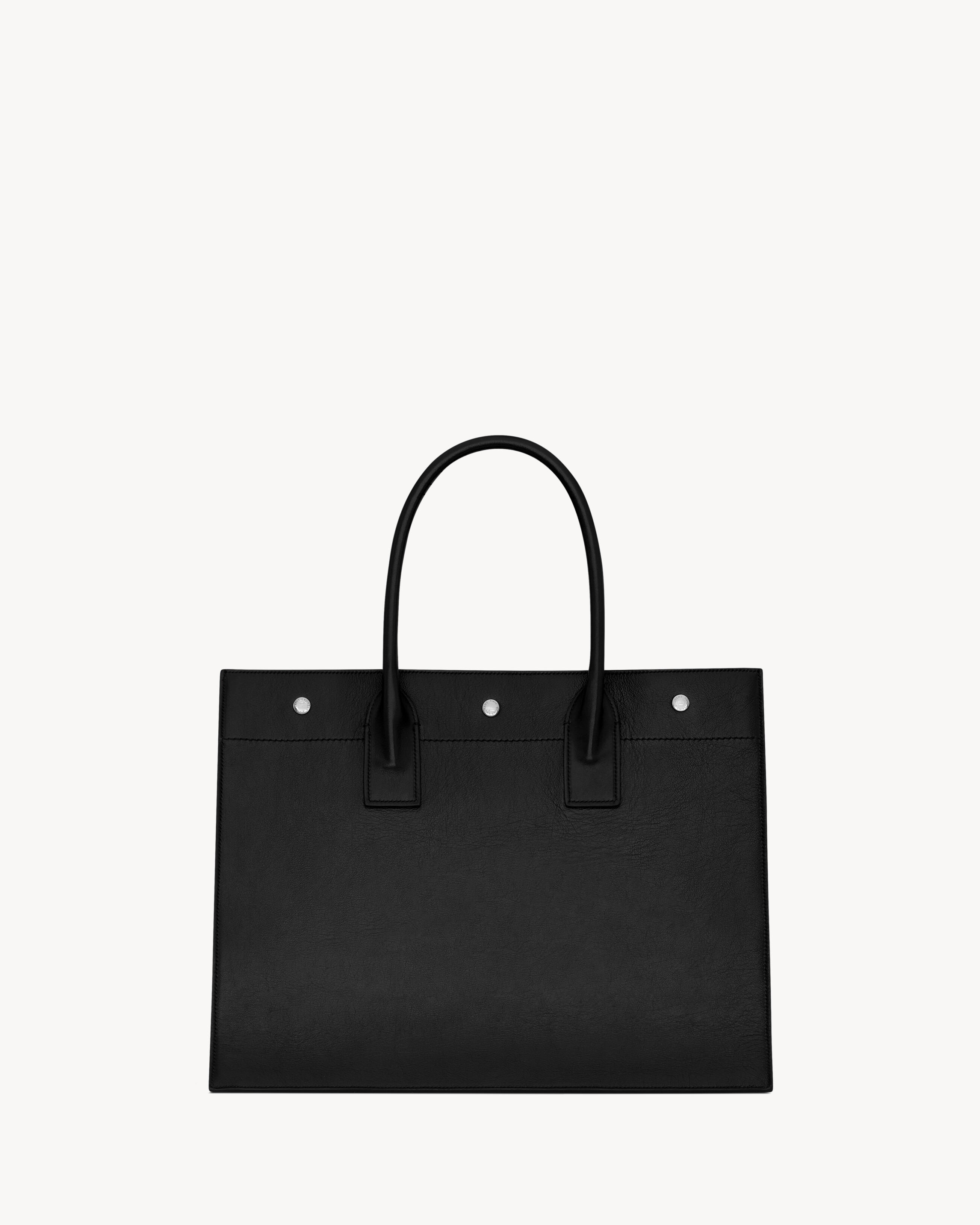 RIVE GAUCHE SMALL TOTE BAG IN SMOOTH LEATHER - 2