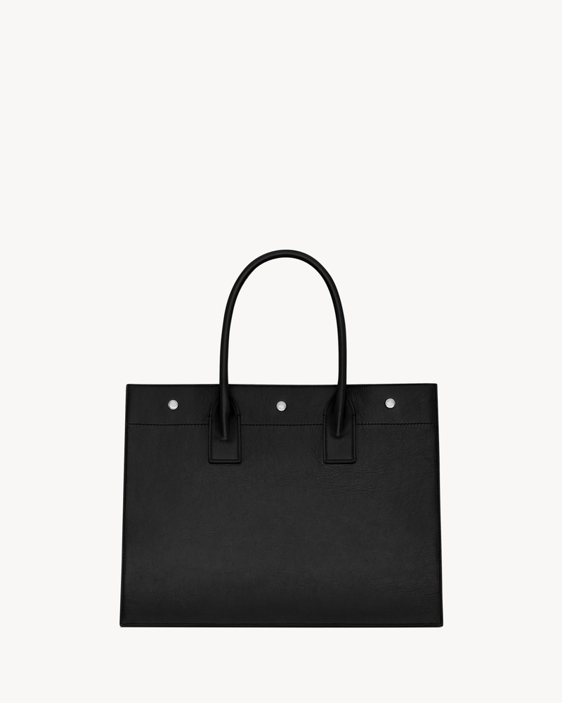 SAINT LAURENT RIVE GAUCHE SMALL TOTE BAG IN SMOOTH LEATHER outlook