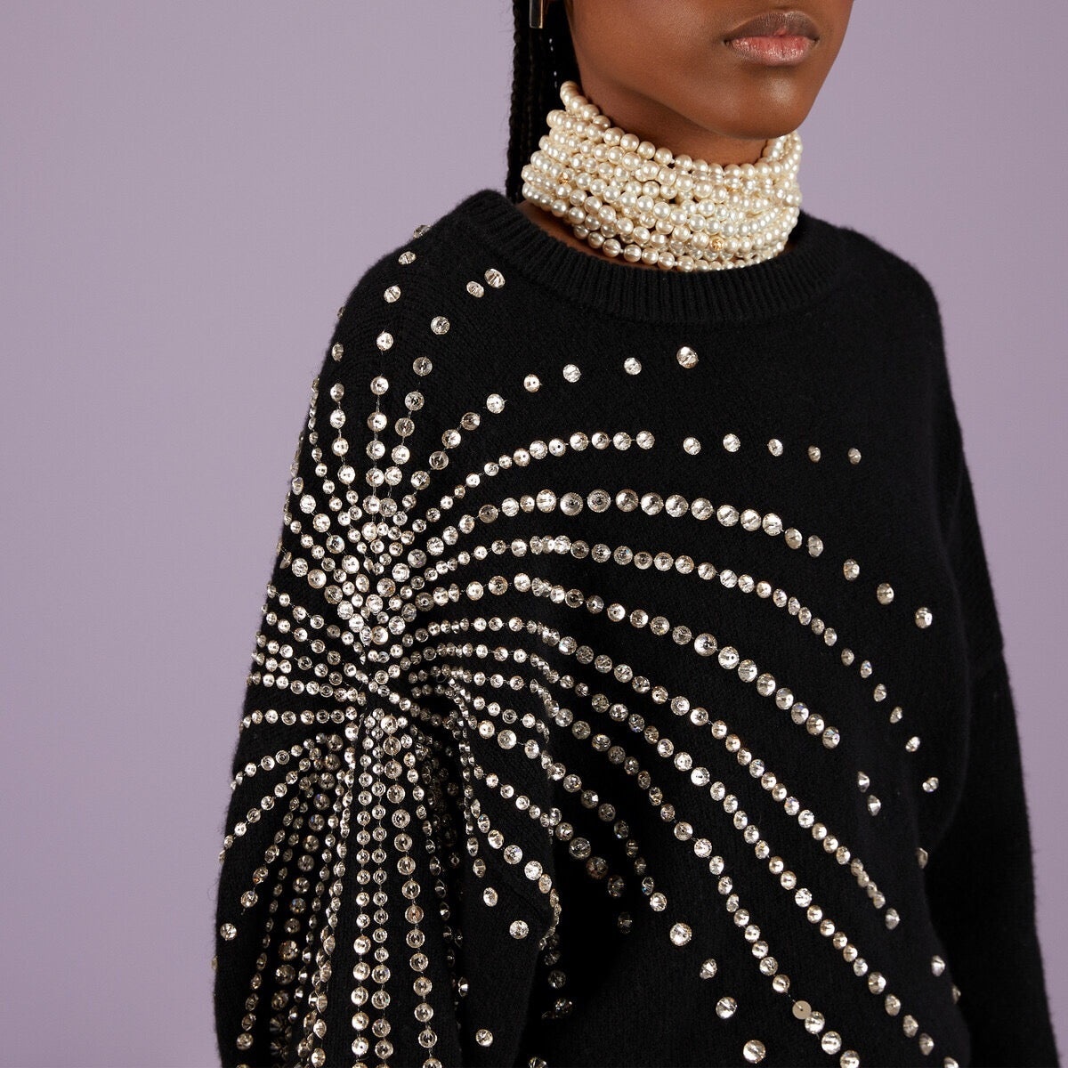 Gucci Sequins Wool Cashmere Sweater - 4
