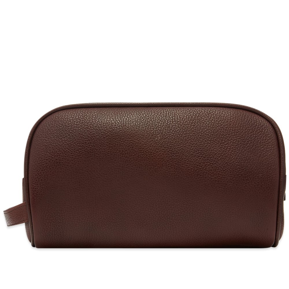 Barbour Leather Washbag - 2