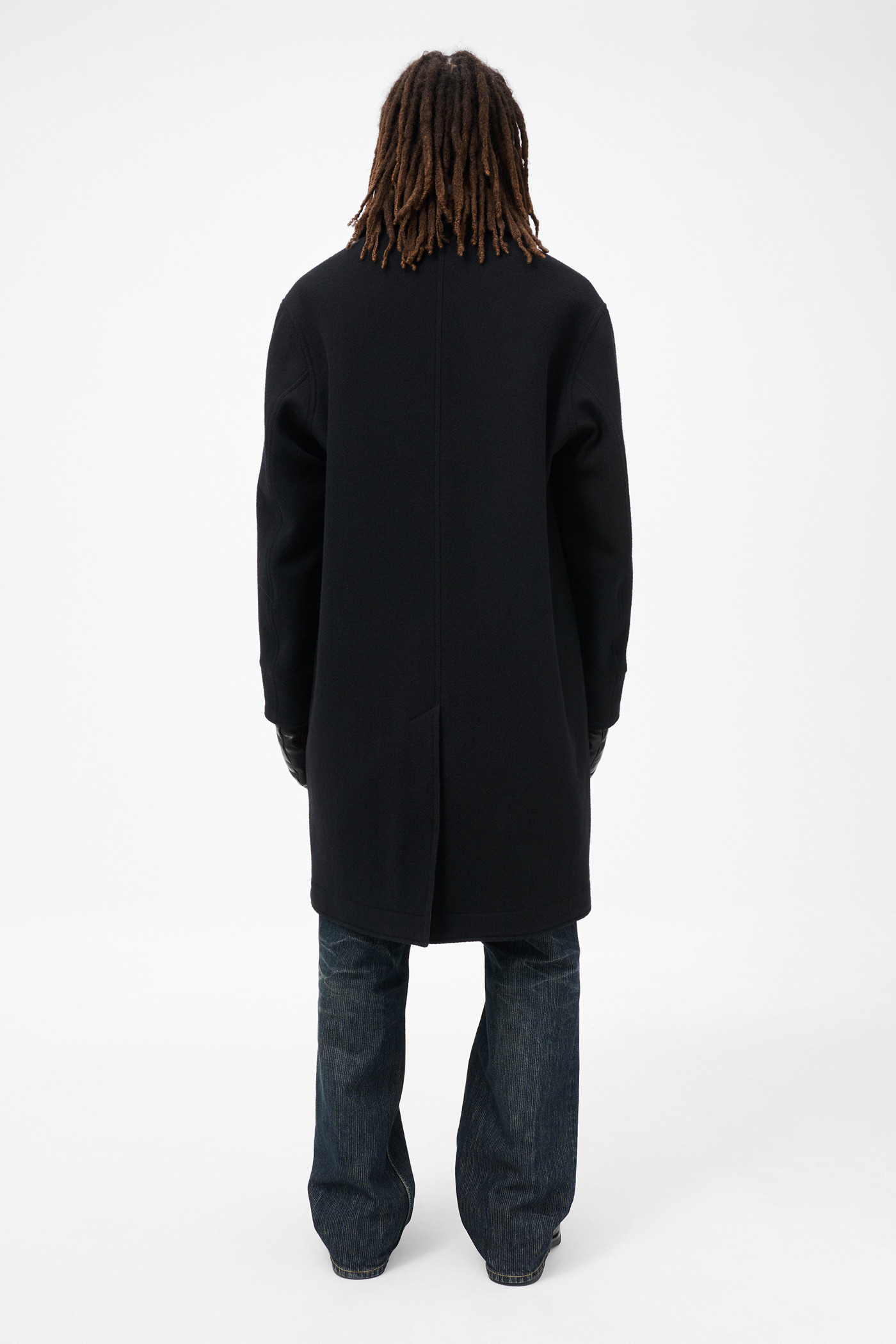 Car Coat Black Slyly Herringbone - 6