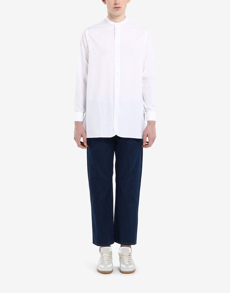 Maison Margiela Poplin collarless shirt outlook