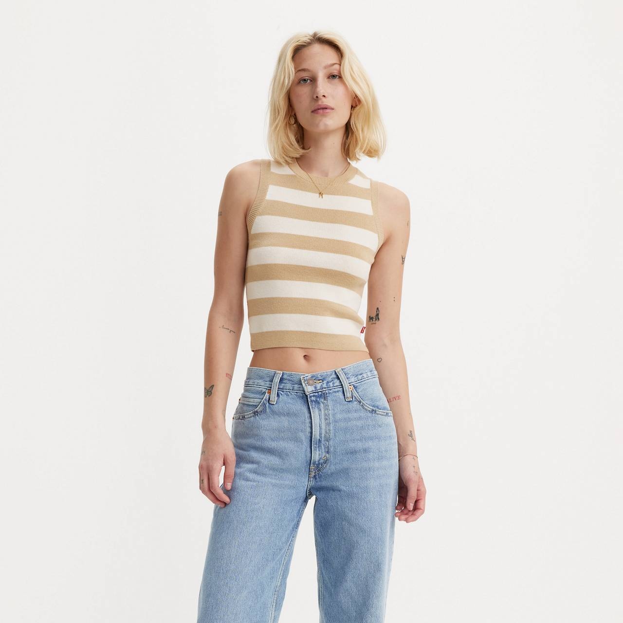 OCEAN SWEATER TANK TOP - 1