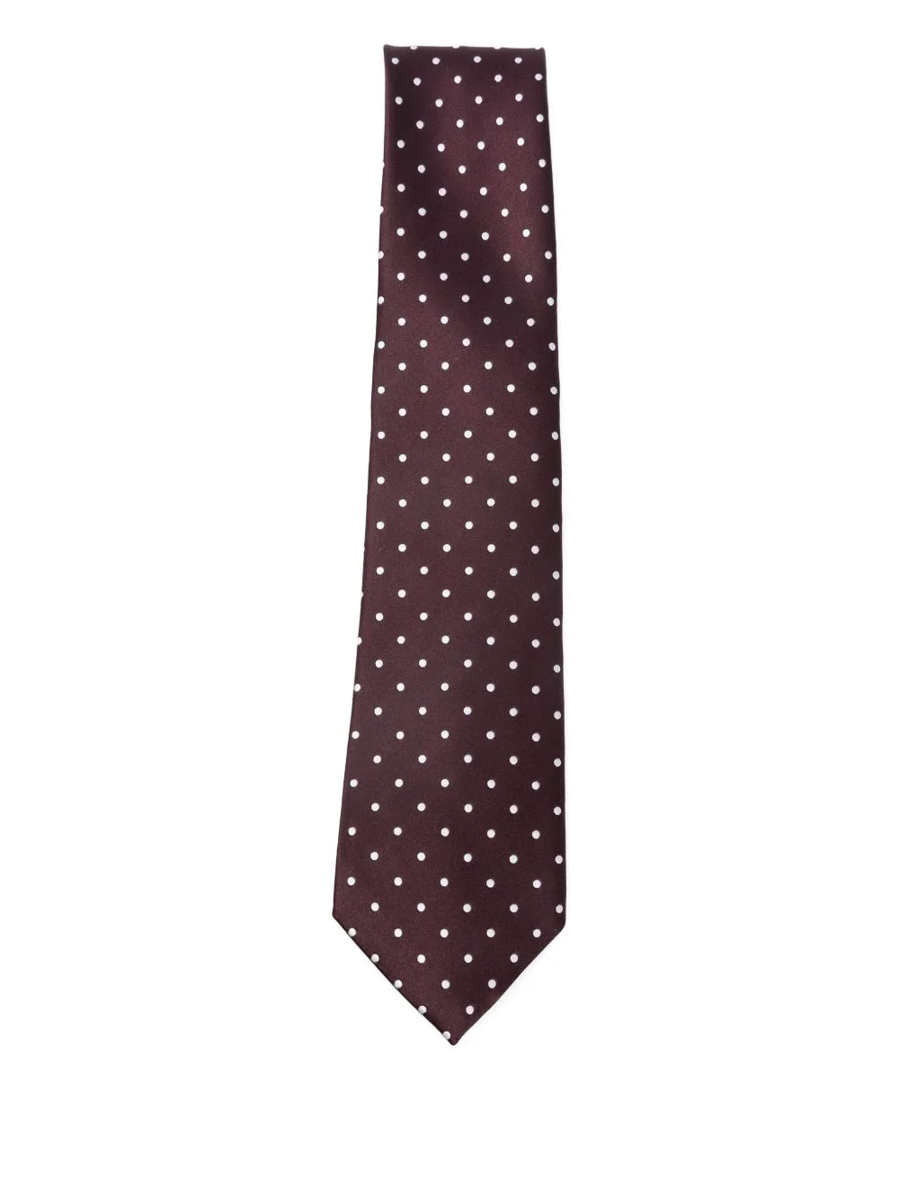 polka-dot silk tie - 1