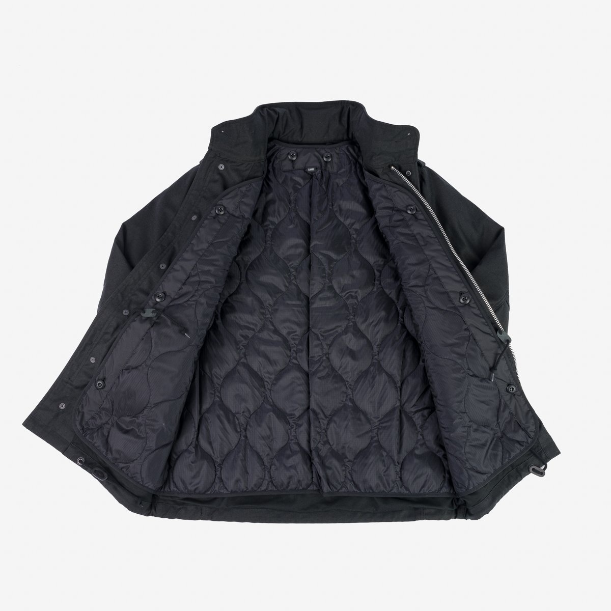 IHM-41-BLK Quilt Lining M65 Field Jacket - Black - 9