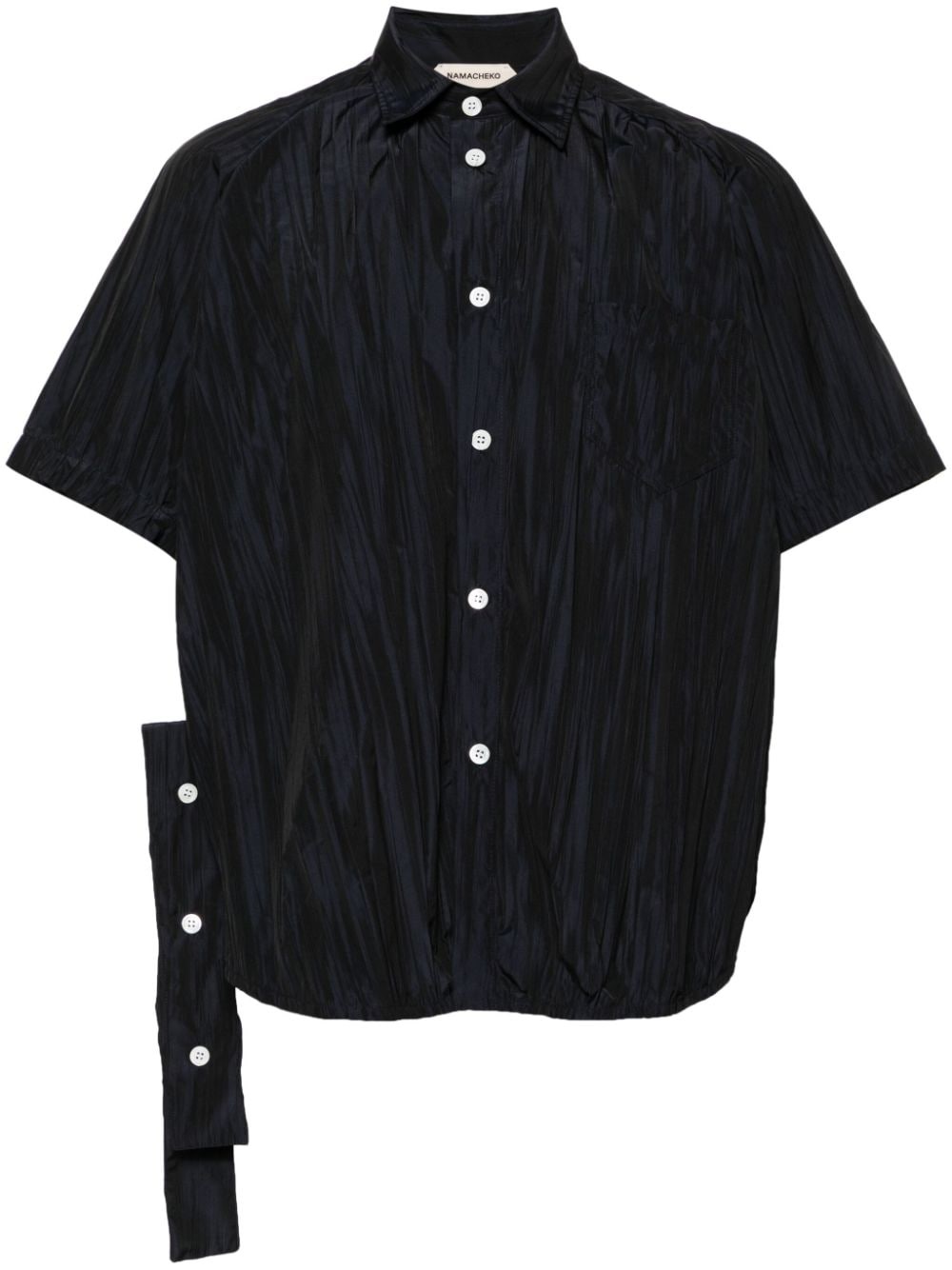 Ven asymmetric plissÃ© shirt - 1