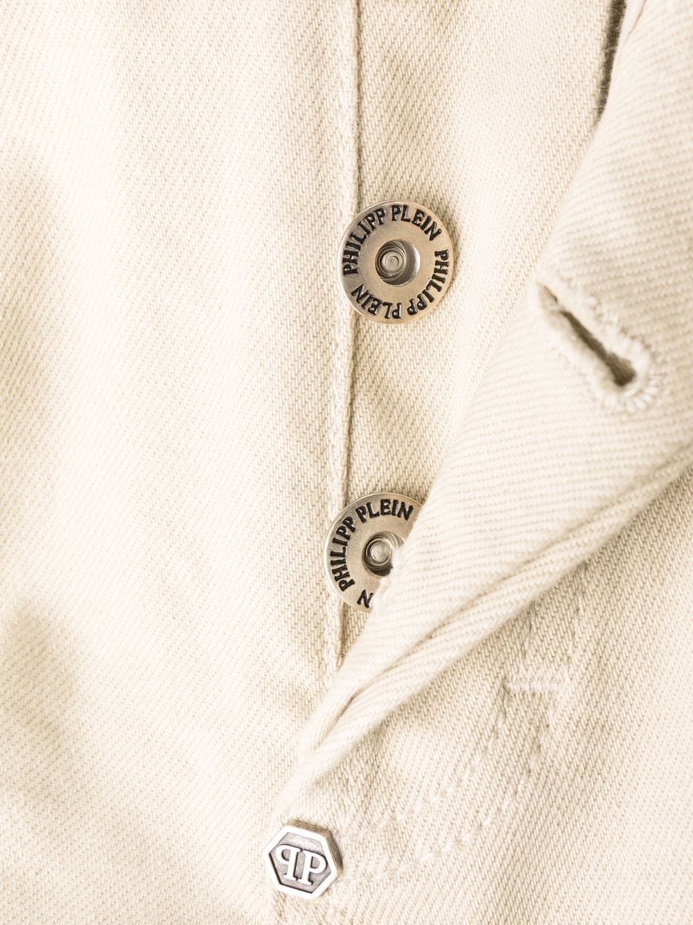 logo-plaque slim-fit jeans - 7