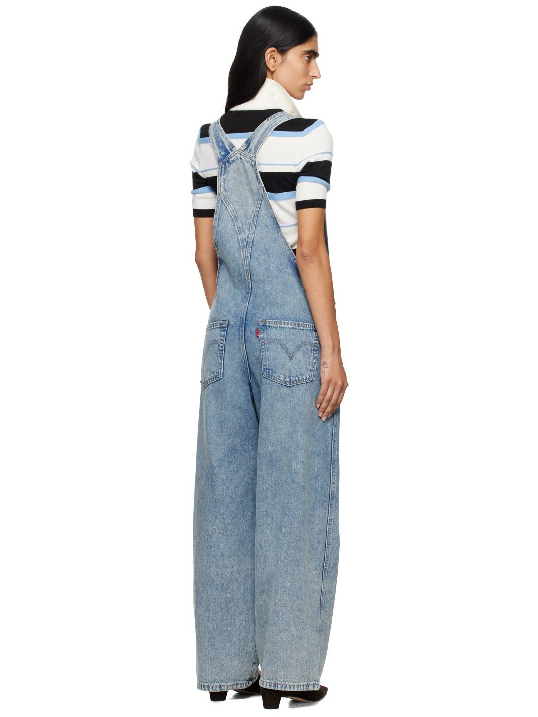 Blue Vintage Denim Overalls - 3