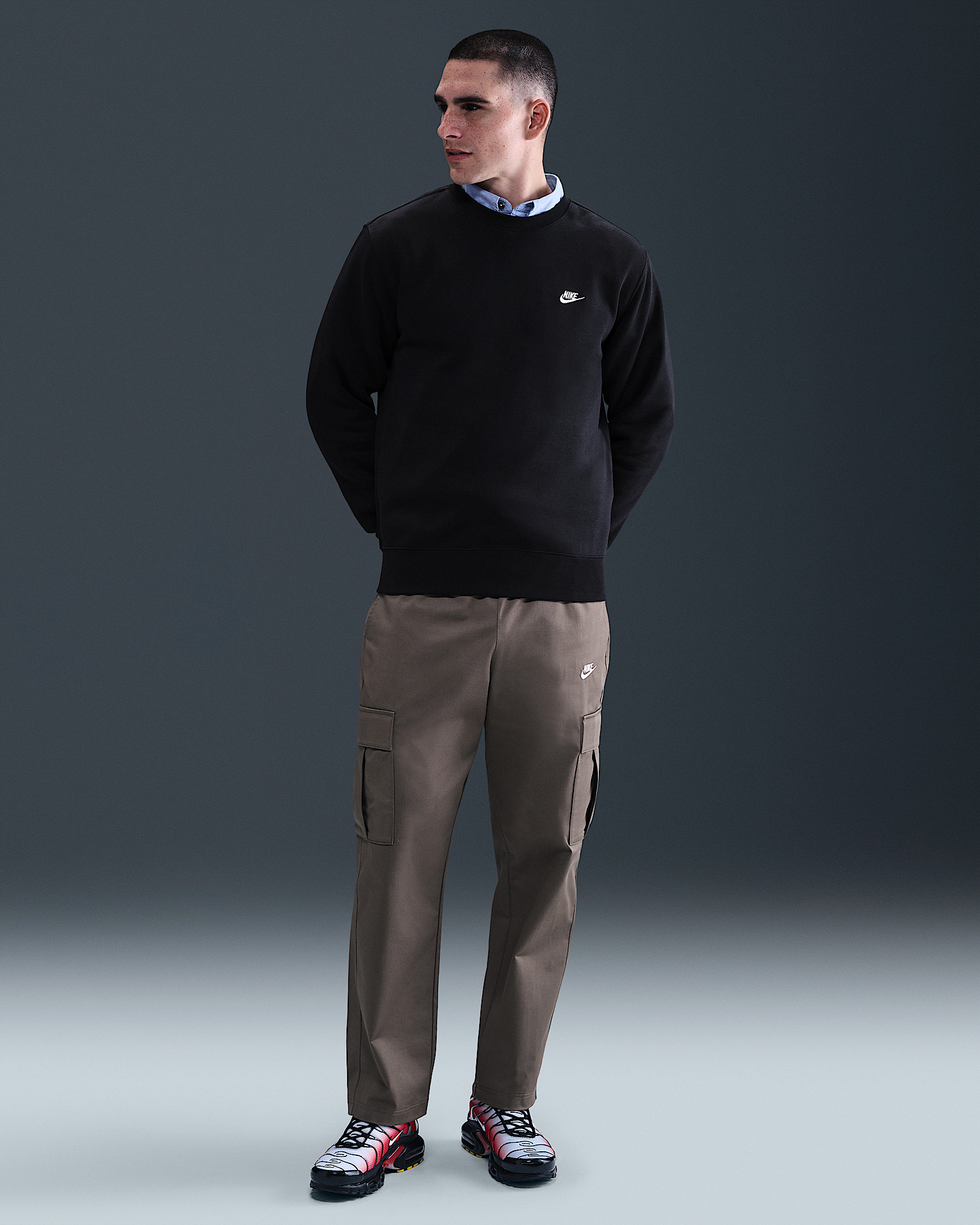 Nike Club Men's Fleece Crew - 4