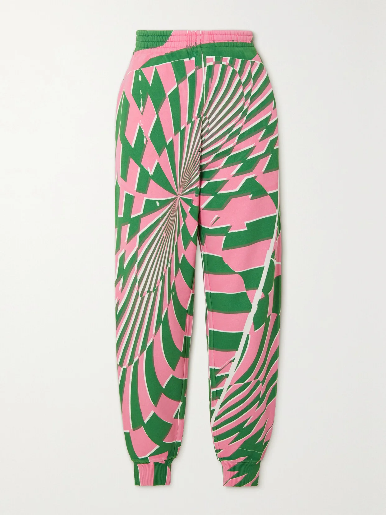 + Ed Curtis Printed Cotton-jersey Track Pants - 1