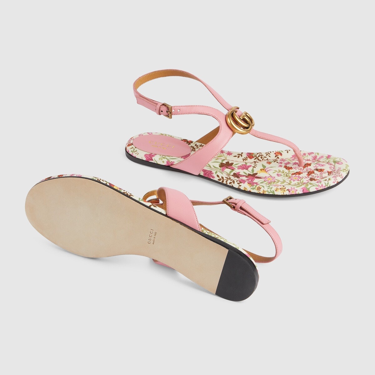 Women's Double G thong sandal - 5