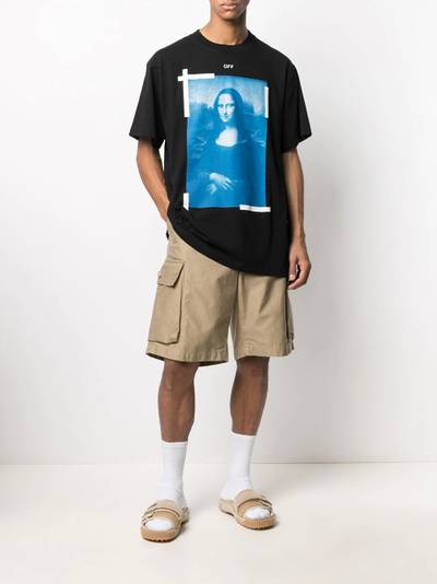 Off-White Mona Lisa print oversized T-shirt outlook