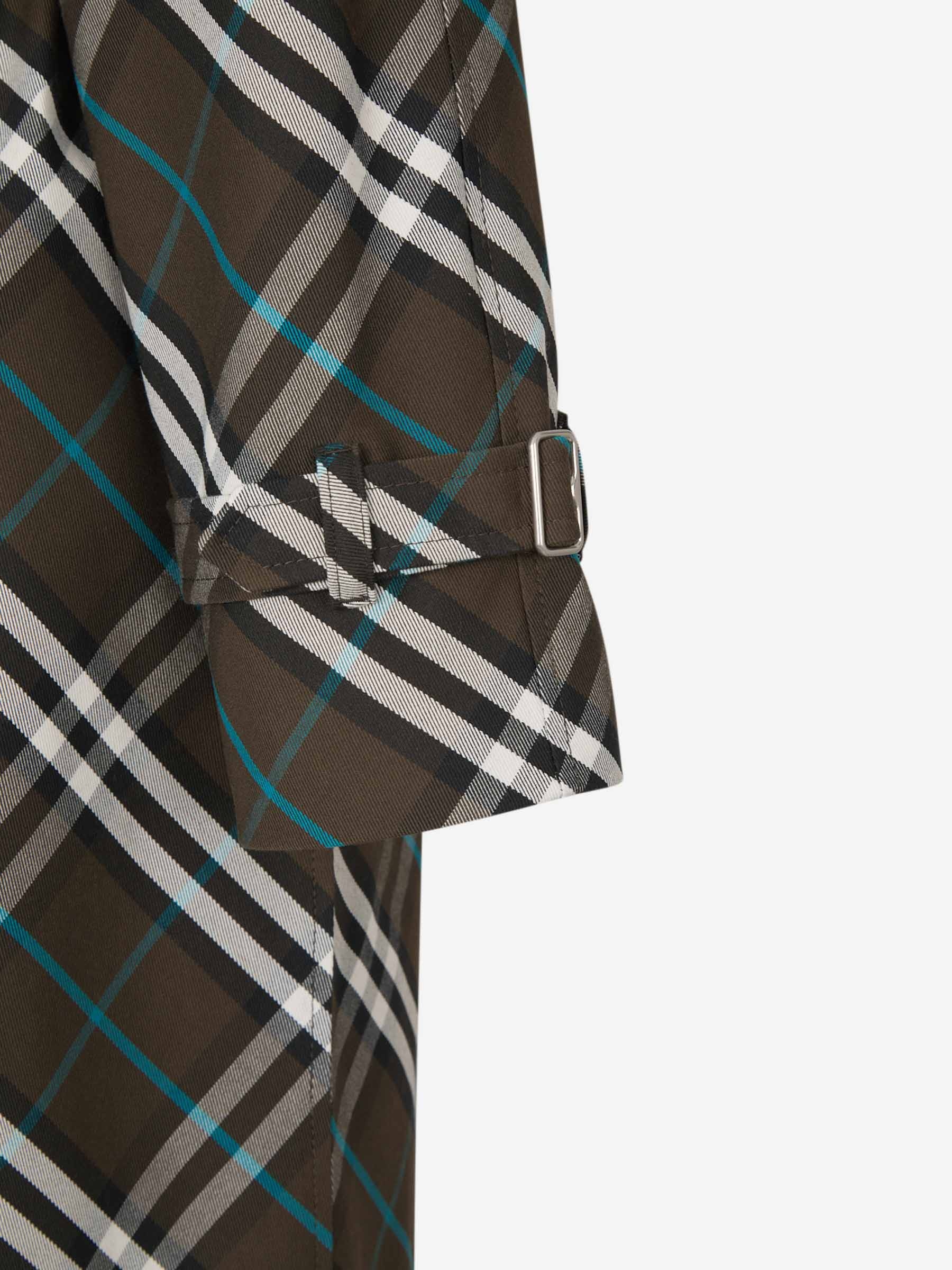 Burberry CHECKERED MOTIF TRENCH COAT | santaeulalia | REVERSIBLE