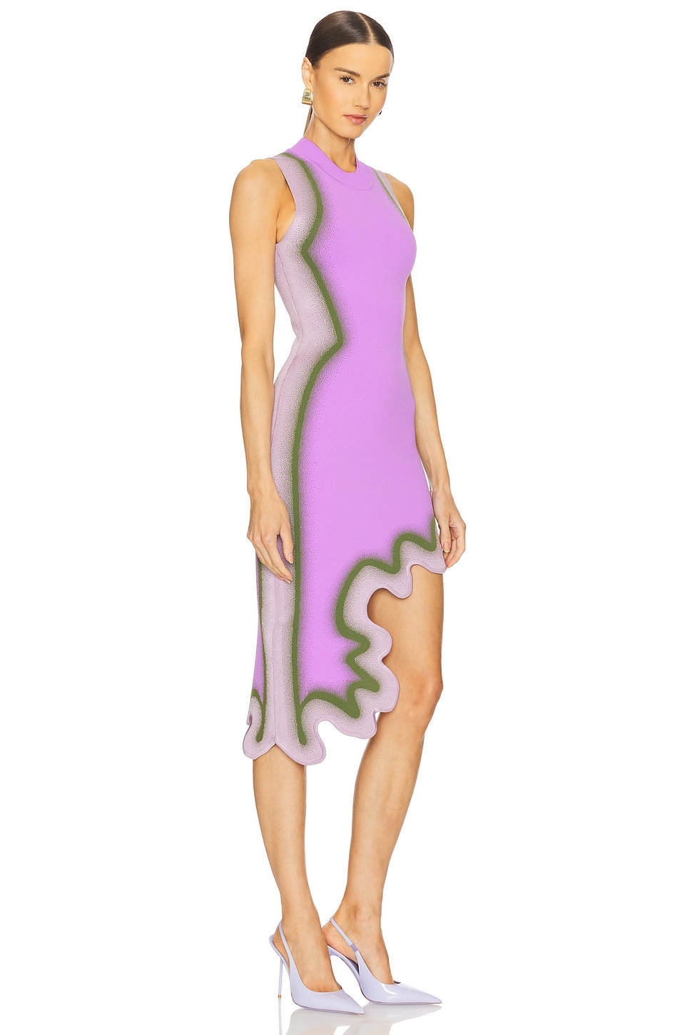 Brooklyn Wavy Asymmetric Dress - 2
