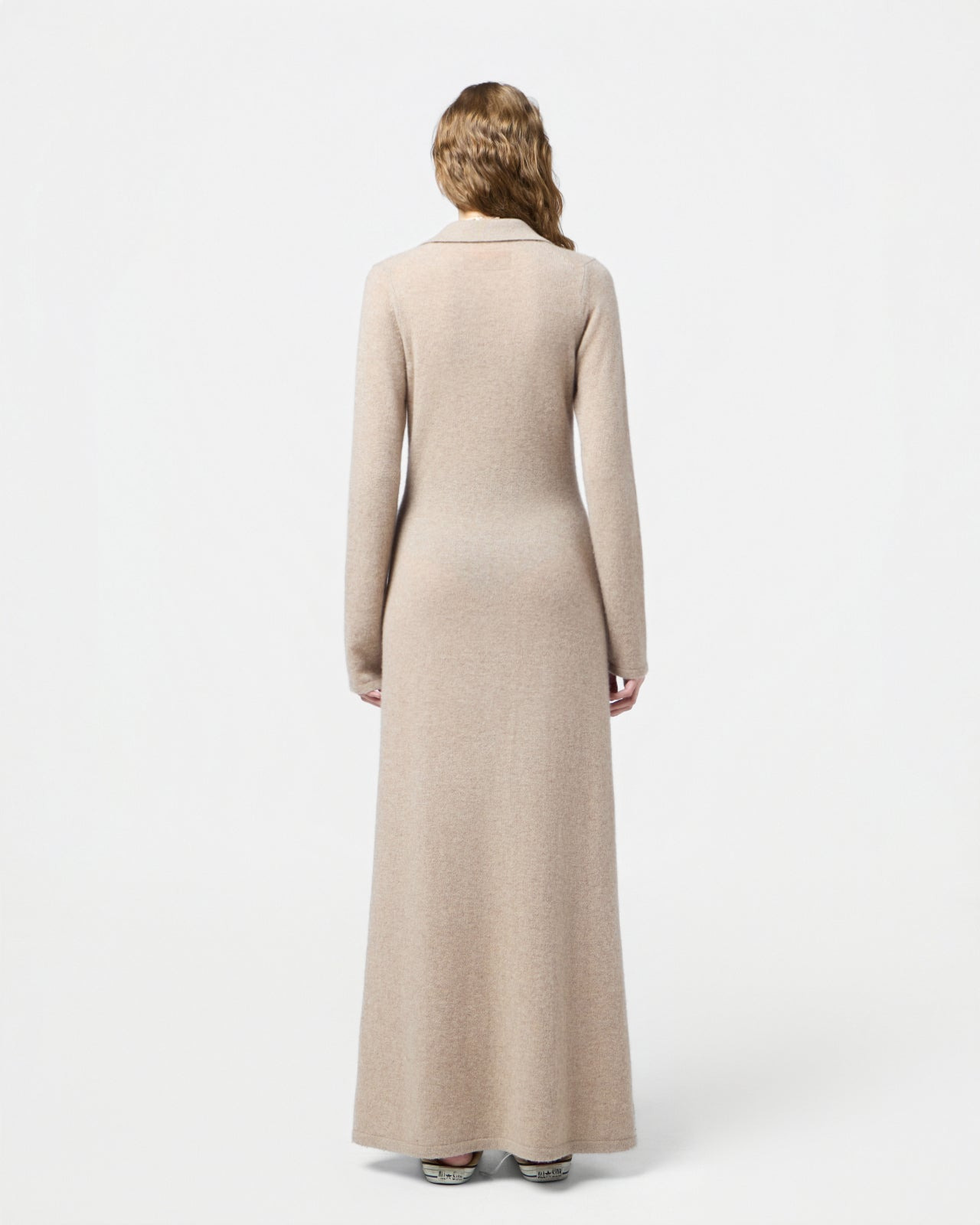 Showtime Shirt Dress In Cashmere - 3