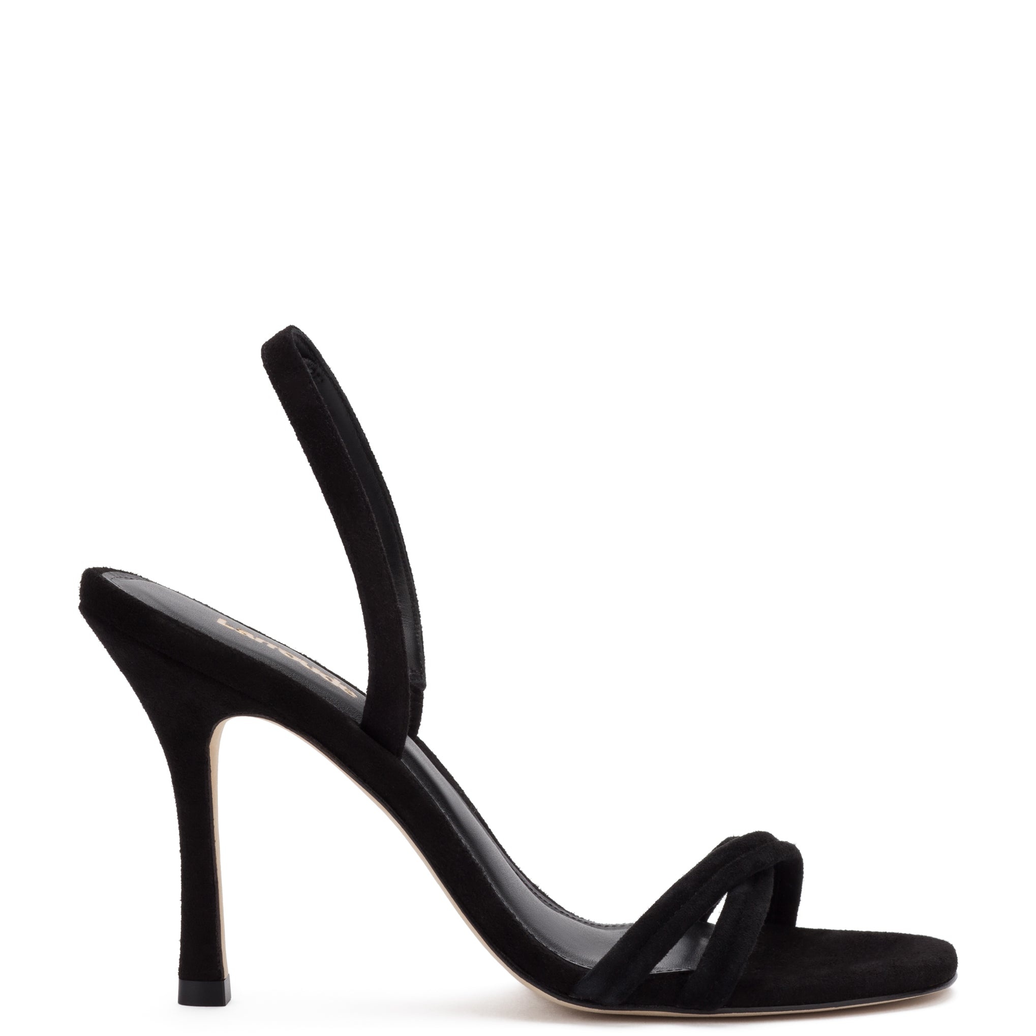 Larroude - Larroude Annie Sandal In Black Suede - 1