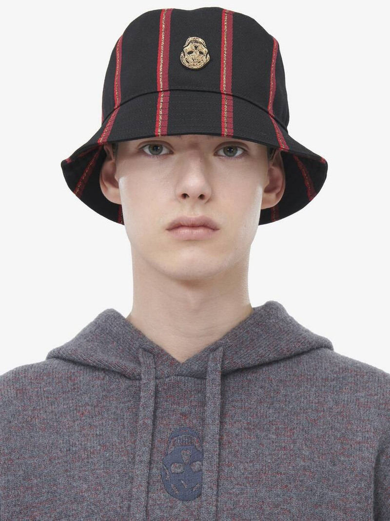 Alexander McQueen Blazer Stripe Bucket Hat outlook