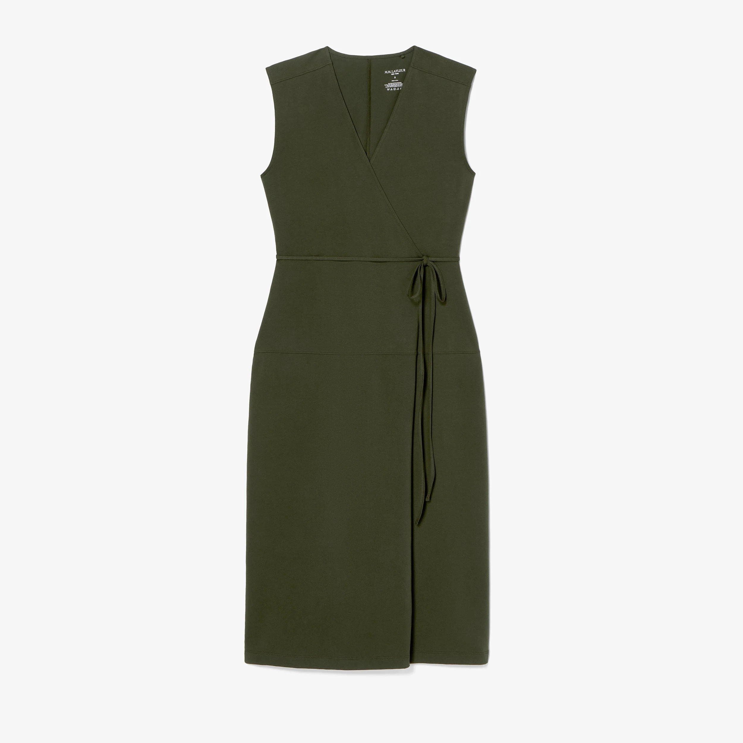 Marta Wrap Dress - Pima Cotton Jersey - 1