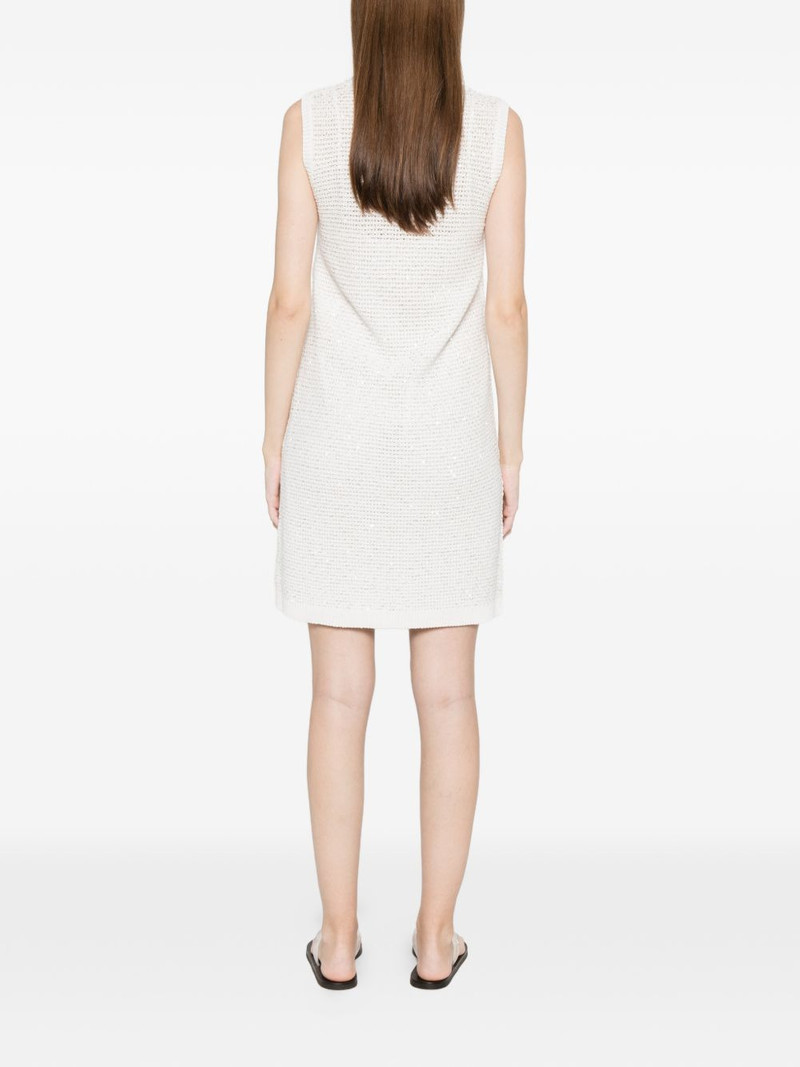 crew-neck sleeveless mini dress 4