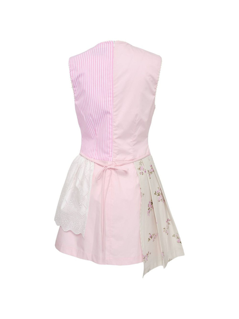 MSGM patchwork floral mini dress outlook